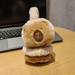 Women's Cartoon Capybara Plush Earmuffs Cozy Polyester Fiber