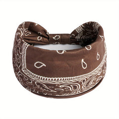 Boho Style Elastic Wide Hair Band Knot Turban Headband