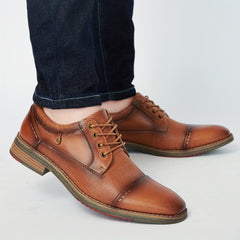 Men's Leather Derby Shoes Wedding Business