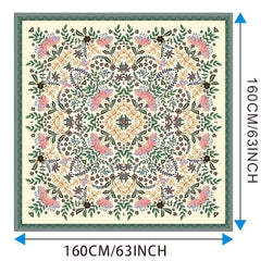 Boho Vintage Absorbent Non Slip Rug Stain Resistant Waterproof Mat