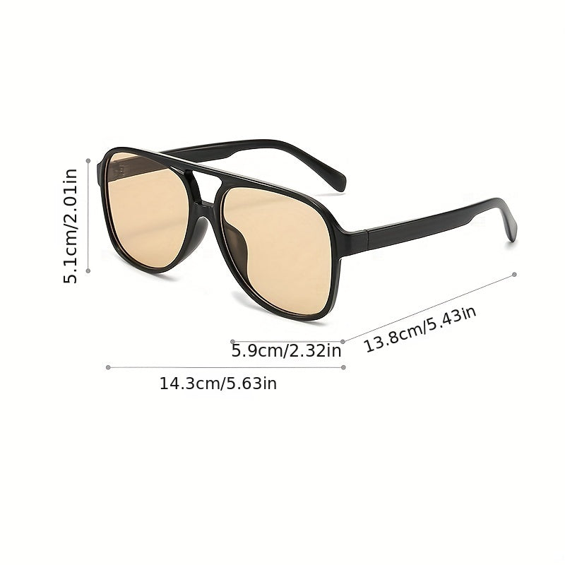 Hip hop Aviator Sunglasses Vintage Sunshade Glasses UV Protection
