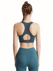 Hollow Back Sports Bra Beauty Back Yoga Running Push Up Fitness Bra
