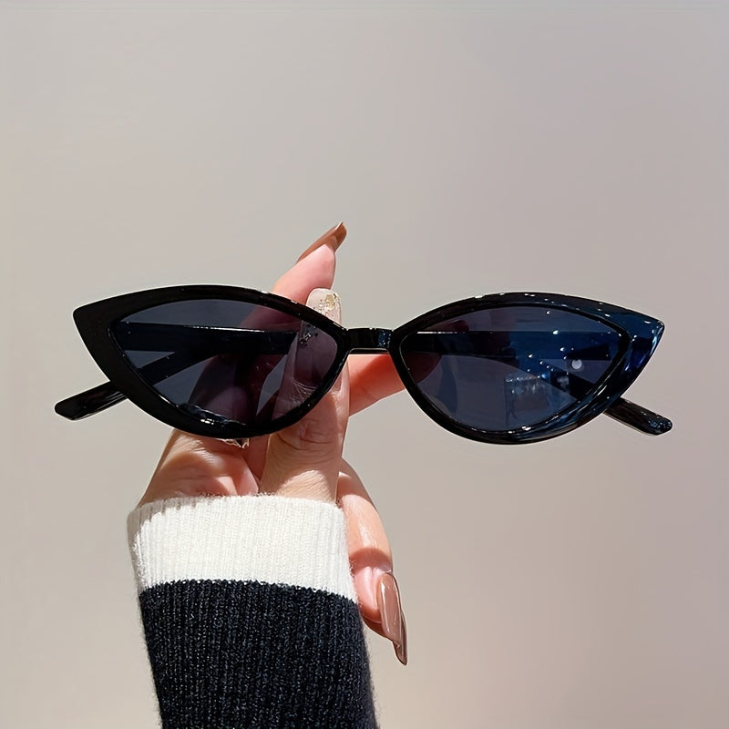 Y2K Cat Eye Sunglasses Clear Candy UV400 Sun Shades for Summer Beach