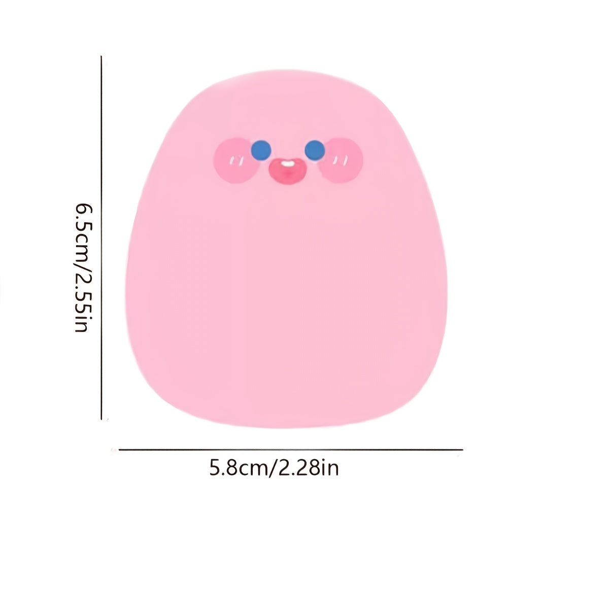 4pcs 240 Sheets Cartoon Expression Sticky Notes Colorful Stickers