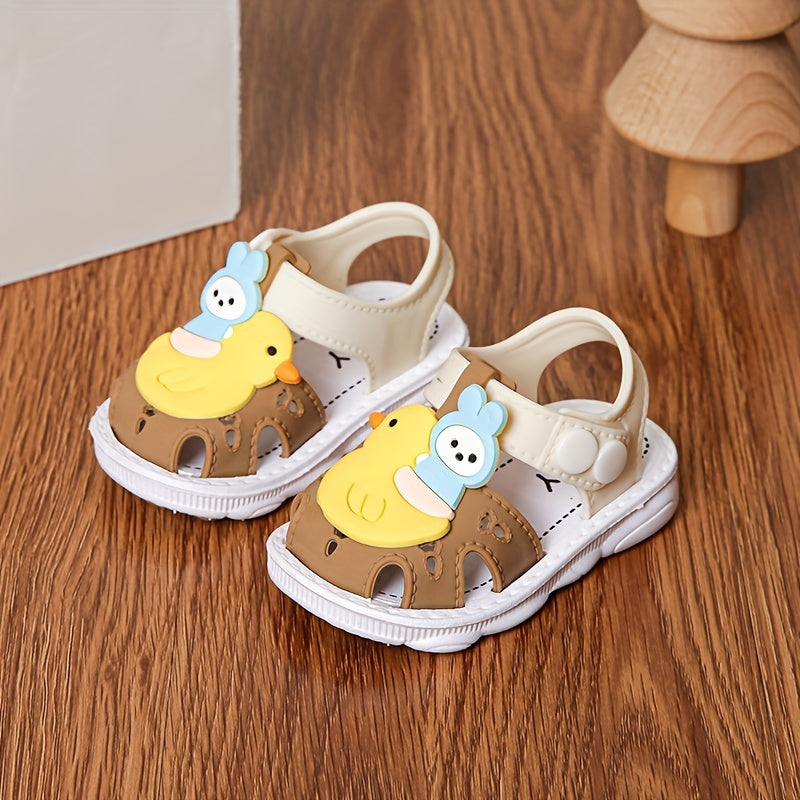 JIAGEYA Baby Girls Cartoon Sandals Lightweight Anti Slip