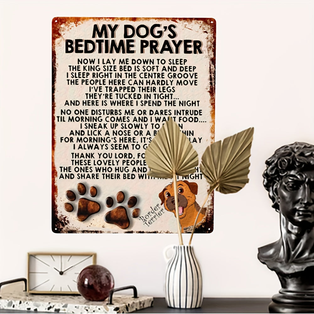 Retro Golden Retriever Dog Tin Metal Sign Board Bar Garage Decor
