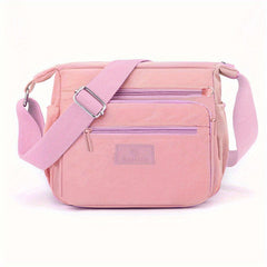 Casual Nylon Crossbody Bag Women's Pockets Purses Lightweight Daily Shoulder Bag