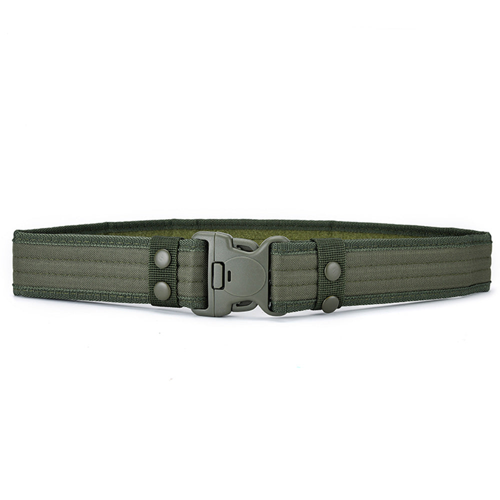 Men's Camouflage Tactical Belt for Outdoor Security and Mountaineering