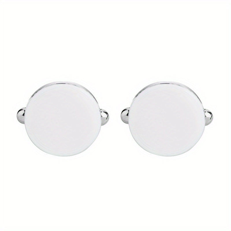 Alloy Dripping Oil Cuff Nails Cufflinks for Men
