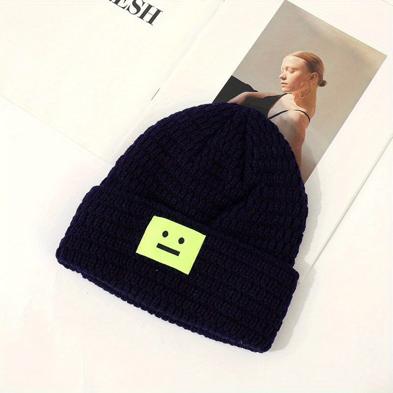 Hot Plush Woolen Hat Street Style Knitted Hat For Men And Women