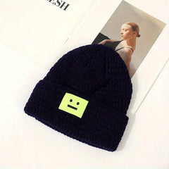 Hot Plush Woolen Hat Street Style Knitted Hat For Men And Women