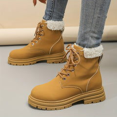 Women's Non slip Medium Top Thickened Motorcycle Boots