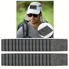 30pc Adhesive Leather Patches for Trucker Hat, DIY Clothes Repair Patch