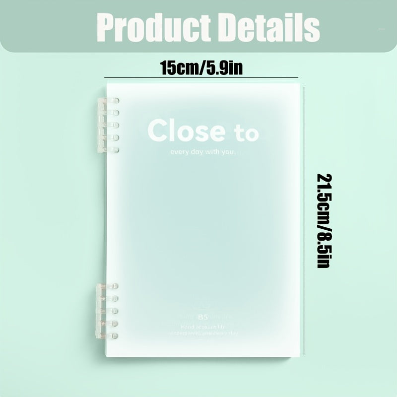 Pink Green Purple Loose leaf Book Thickened Office Student Notepad