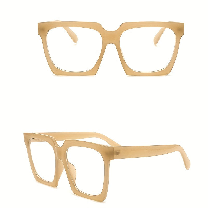 Clear Lens Glasses Square Frame Anti Light Eyeglasses