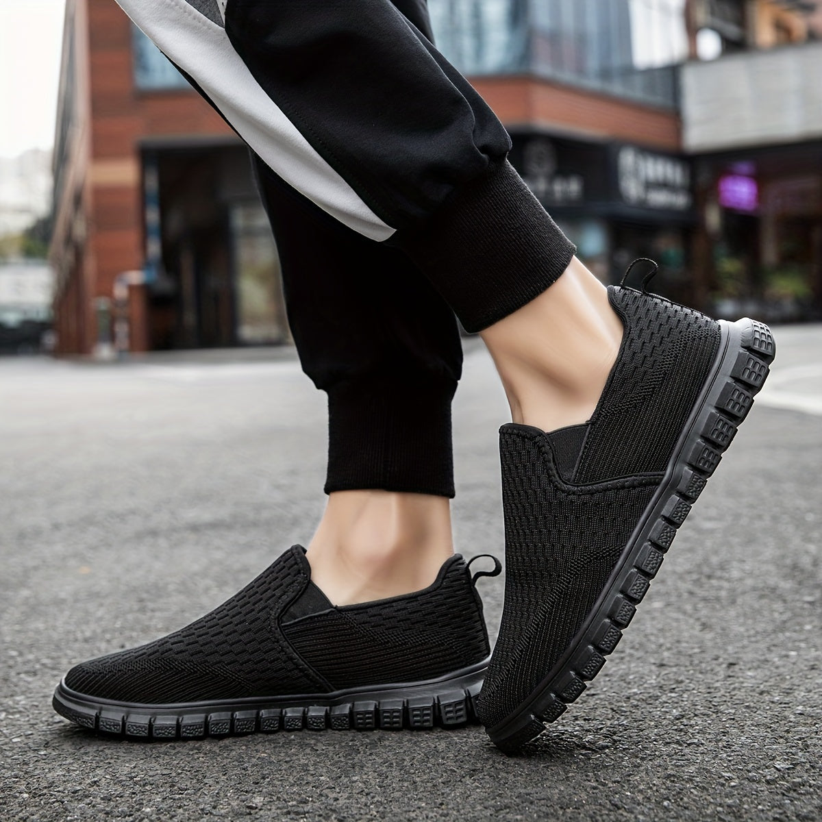 Men's Lightweight Slip On Casual Shoes For Traveling Jogging Spring Summer