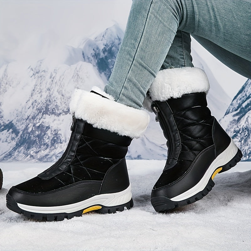 Women's Non slip High Tube Snow Shoes Warm Outdoor Shoes