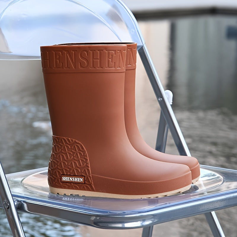 Women's Stylish Waterproof High Tube Rain Boots