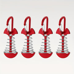 4pcs Fishbone Tent Stakes D Buckle Aluminum Lightweight Portable Peg