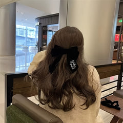 Satin Bride Hair Bow for Weddings & Formal Events