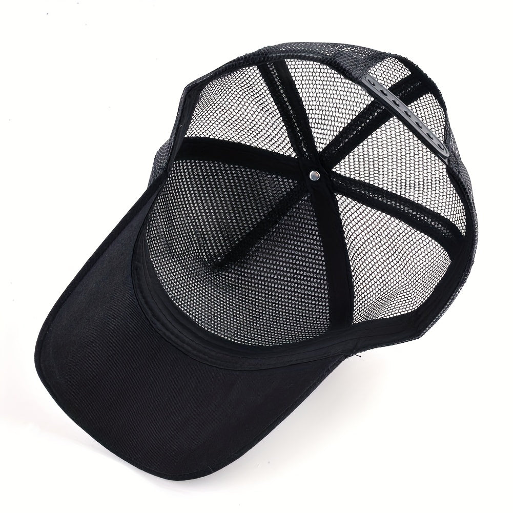 Casual Embroidered Animals Goat Pattern Sunshade Cap