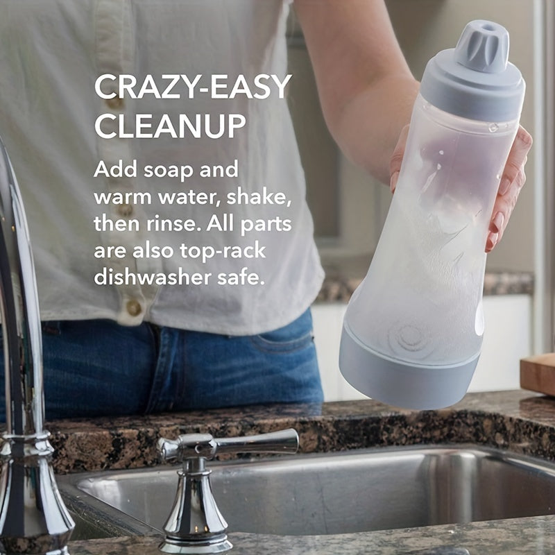 Plastic Hand Batter Dispenser Mixing Bottle Baking Utensil