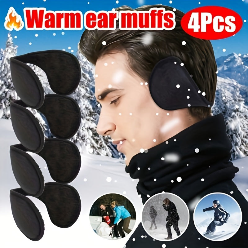 Winter Earmuffs for Men & Women Soft Breathable Windproof Adjustable Fit