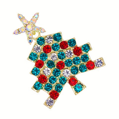 Christmas Tree Stud Earrings Woman Girl Holiday Gift