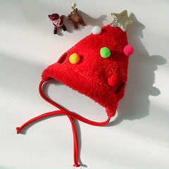 Christmas Pet Hat for 8-15lb Dogs, Outdoor Party Accessory