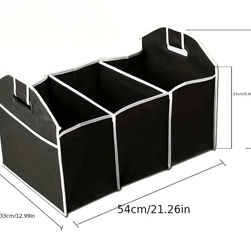 Car Trunk Storage Box Non-woven Folding Handle Bag Edge Finishing