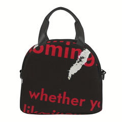 Customizable Anime Lunch Bag Insulated Polyester Material