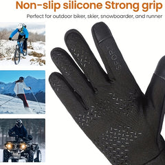 Warm Windproof Waterproof Gloves Touch Screen Outdoor