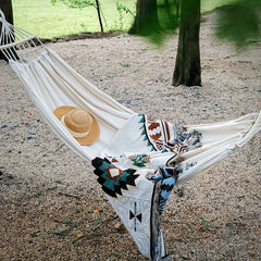 Thickened Canvas Anti rollover Portable Hammock for Outdoor Camping