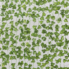 12pcs 2.2m Artificial Ivy Leaf Hanging Plant Garden Wedding Wall Decoration