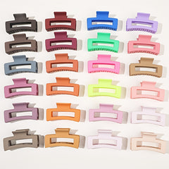 4pcs Matte Shark Claw Hair Claw Strong Hold Jaw Clip