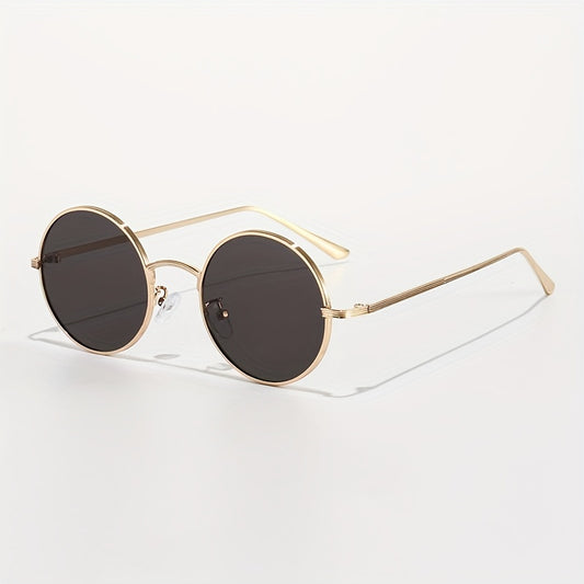 Round Metal Sunglasses Women Men UV400 Sun Shades Glasses