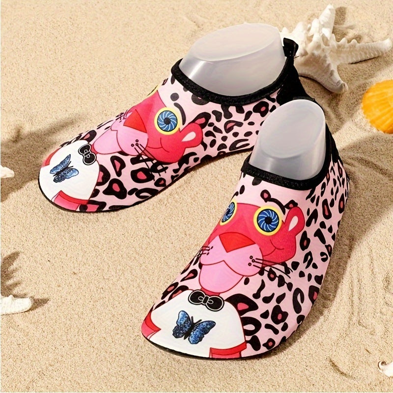 Leopard Unisex Outdoor Water Shoes Lightweight Non-slip Snorkeling Shoes