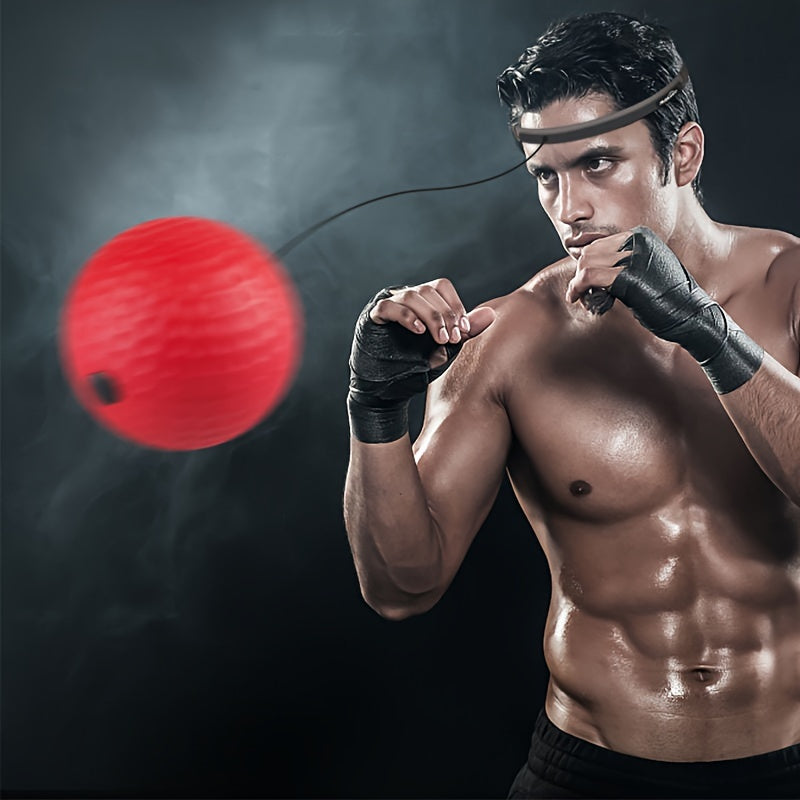 Boxing Reflex Ball Set with Headband & Gloves Bag