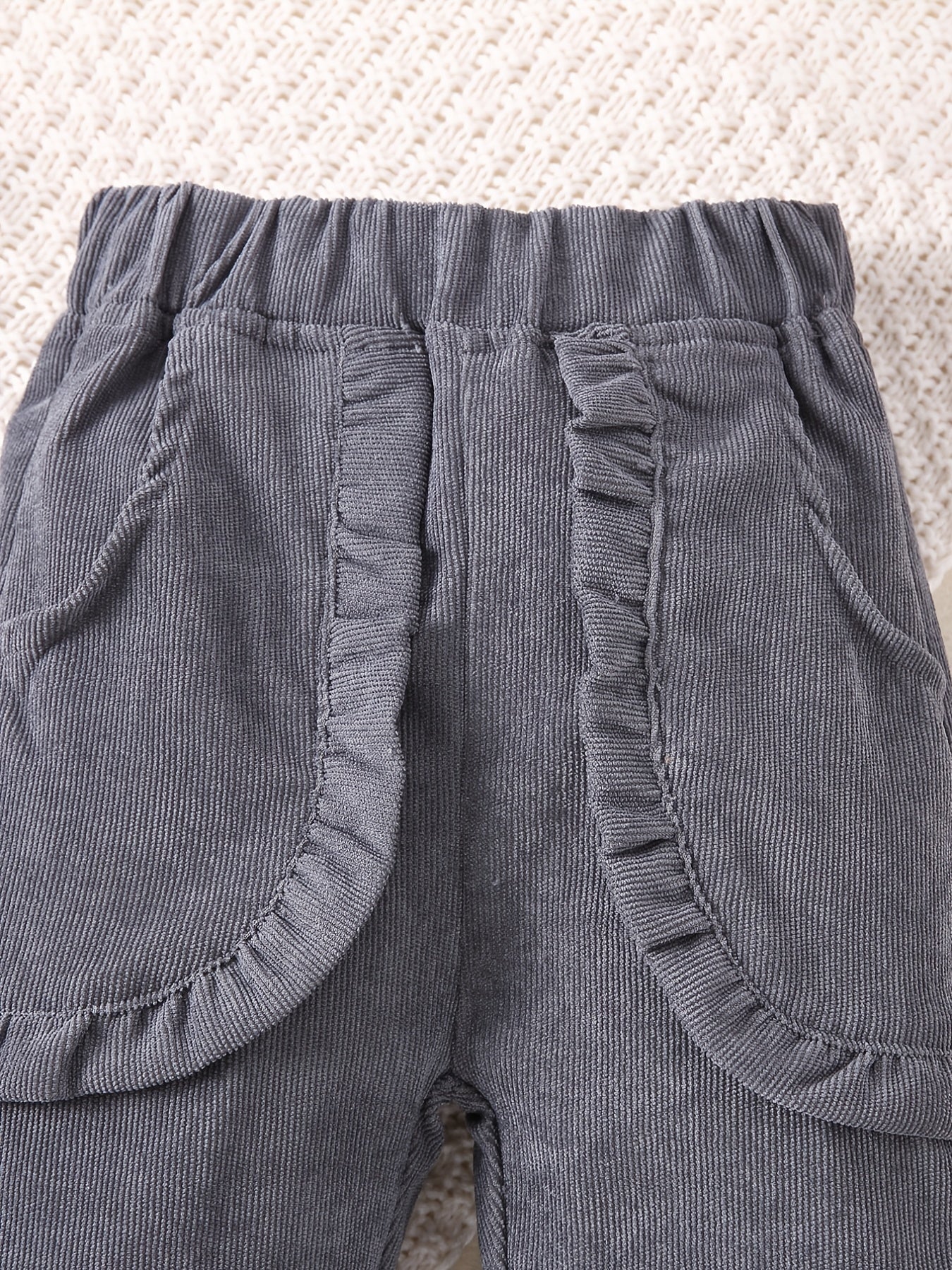 Toddler Girls Corduroy Pants Spring Autumn Casual Pants