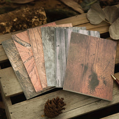 30pcs Texture Material Paper Wood Grain Workshop Series Non Self Adhesive