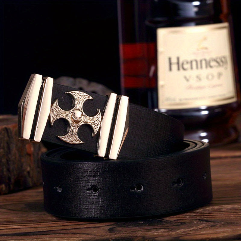 Men's Buckle Belt Decorative Belt for Pants Jeans
