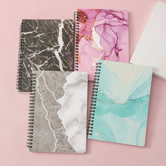 A5 Marble Page Texture Notebook 80 Sheets
