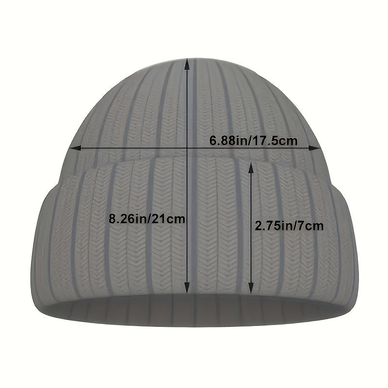 Hip Hop Knit Beanie Cap Men Women Warm Candy Y2K Skull Hat