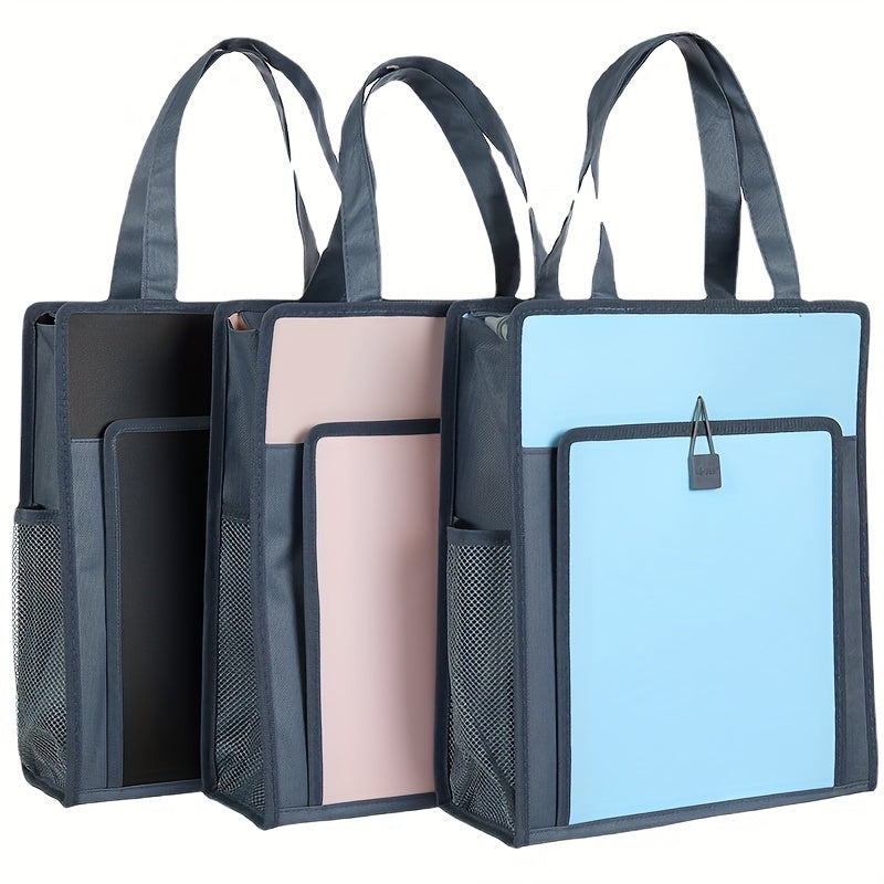 Large Capacity Waterproof Document Bag with Shoulder Strap