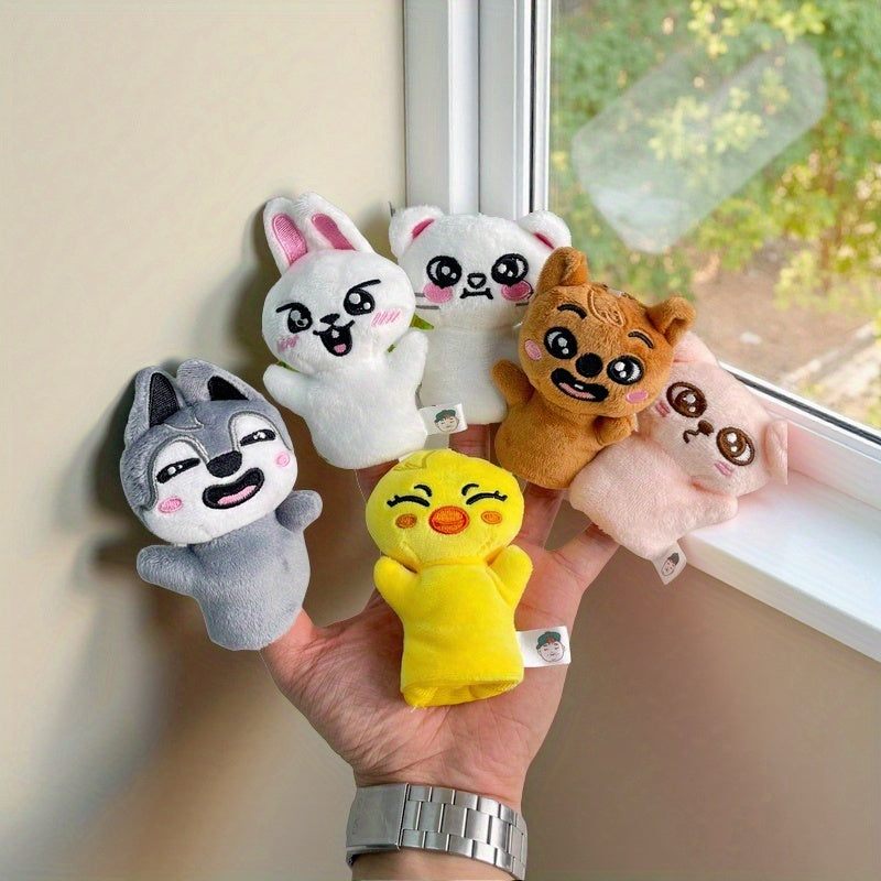 K Pop Themed Plush Dolls Animal Shapes Bear Rabbit Cat