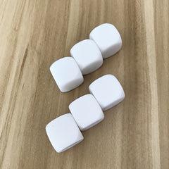10pcs Acrylic Blank Dice Set for Crafts & Games
