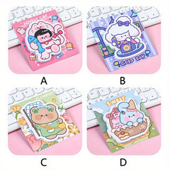 4pcs 120sheets Cartoon Sticky Notes Office Decoration DIY Memo Paper