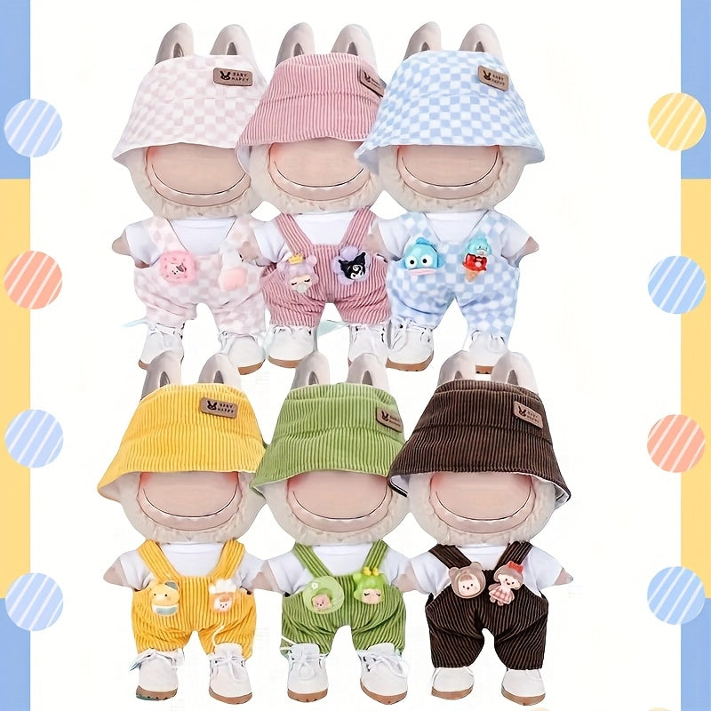 Love Fisherman'S Jacket Strap Dress for 17 Cm Dolls