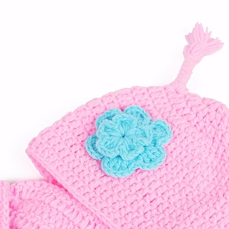 Hand-Knitted Butterfly Princess Costume for Infant Newborn Photography Props