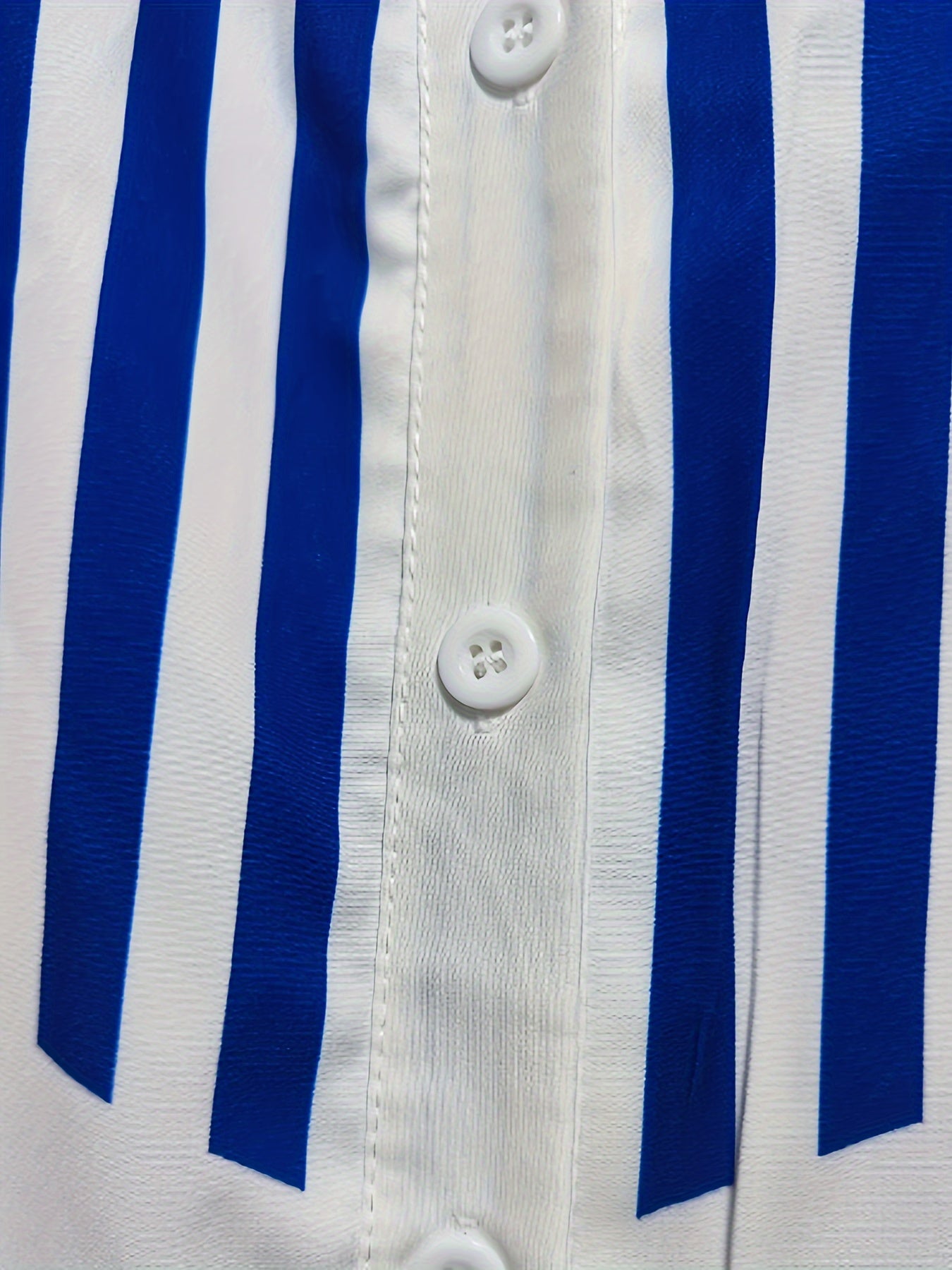  Colorblock Stripe Short Sleeve Blouse